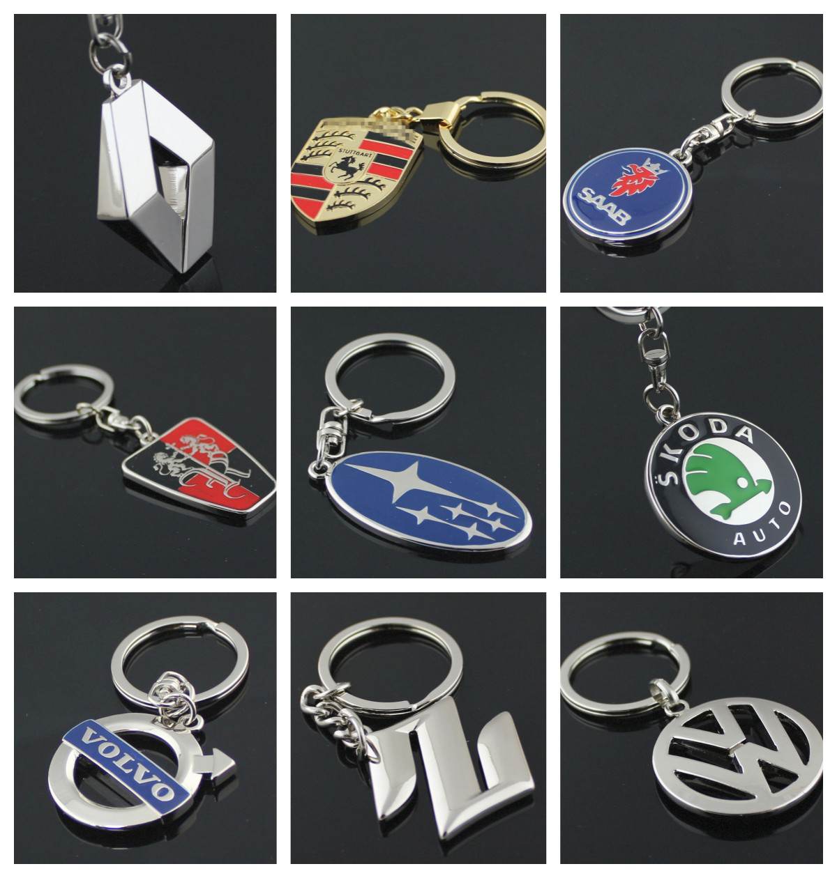 3D Car Logo Keyring Keychain Netby