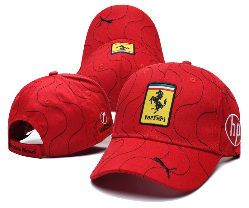 Ferrari Car Logo Embroidered Baseball Hat Netby