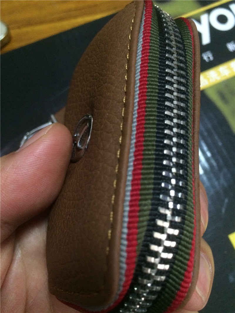 Brown Color Leather Car Remote Key Wallet for KIA AUDI BENZ BMW BUICK PORSCHE VW VOLVO JAGUAR CHEVROLET FORD Netby