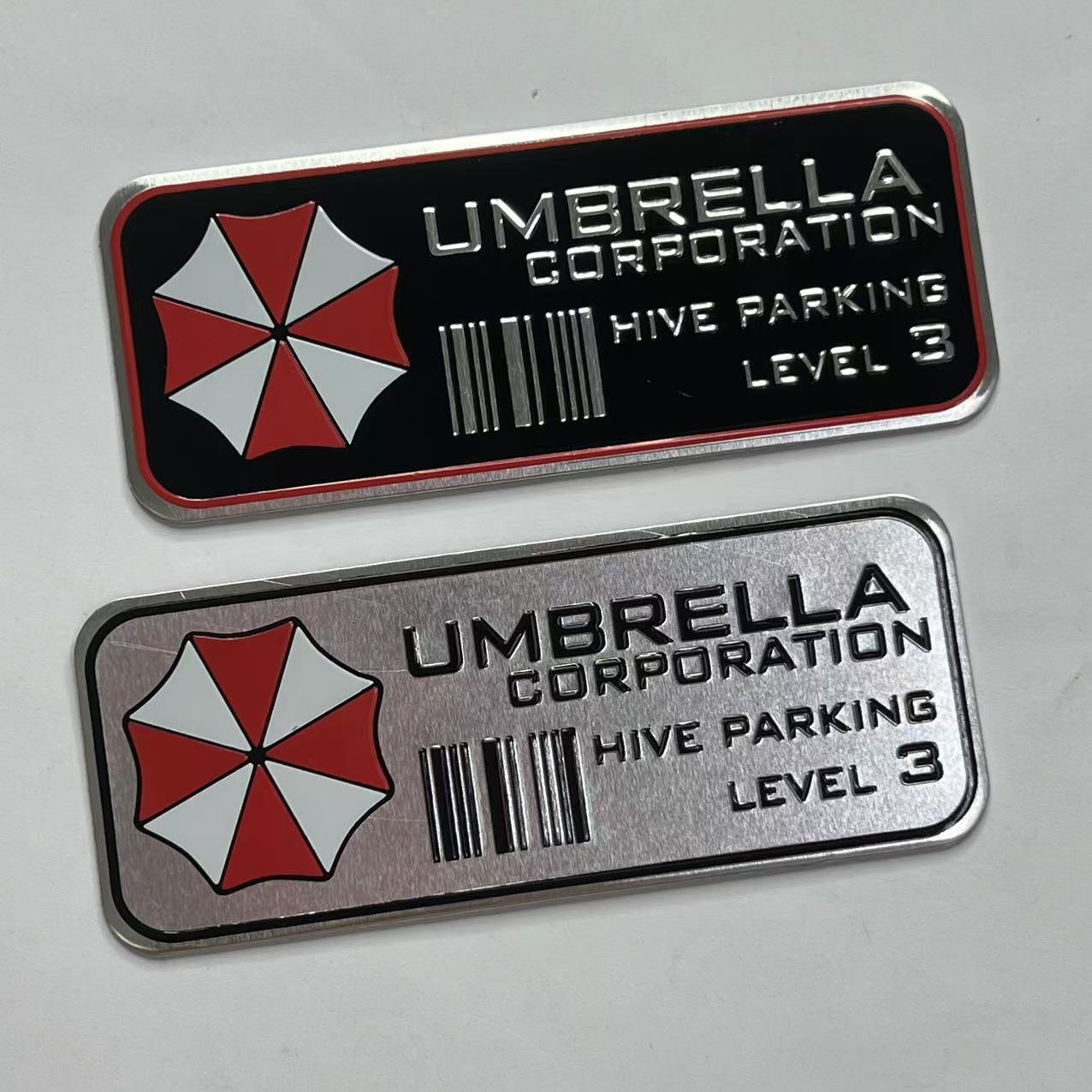 Aluminum Alloy Resident Evil Umbrella Car Sticker Netby
