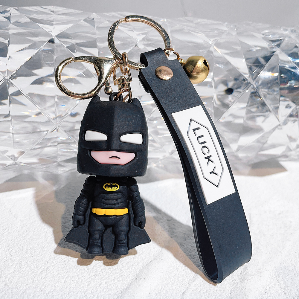 Movie Keychain Superman Batman Wonder Woman Flash Man Keychain Keyring Netby