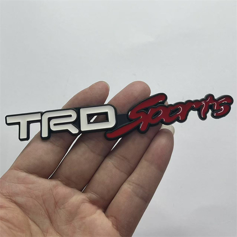 Metal TOYOTA TRD Sports Car Emblem Badge Netby
