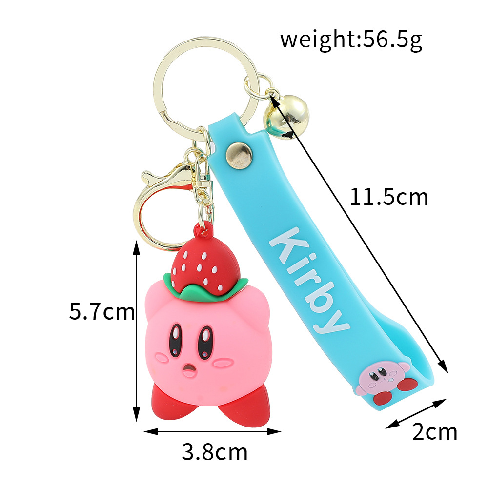 Animation Star Kirby Keychain Keyring Pendant Netby