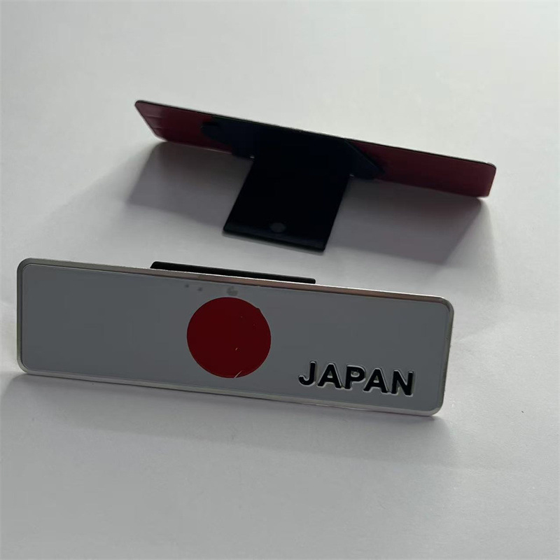 National Flag Car Grille Emblem Badge Netby USA UK SWEDEN CANADA SOUTH KOREA ITALY FRANCE GERMANY