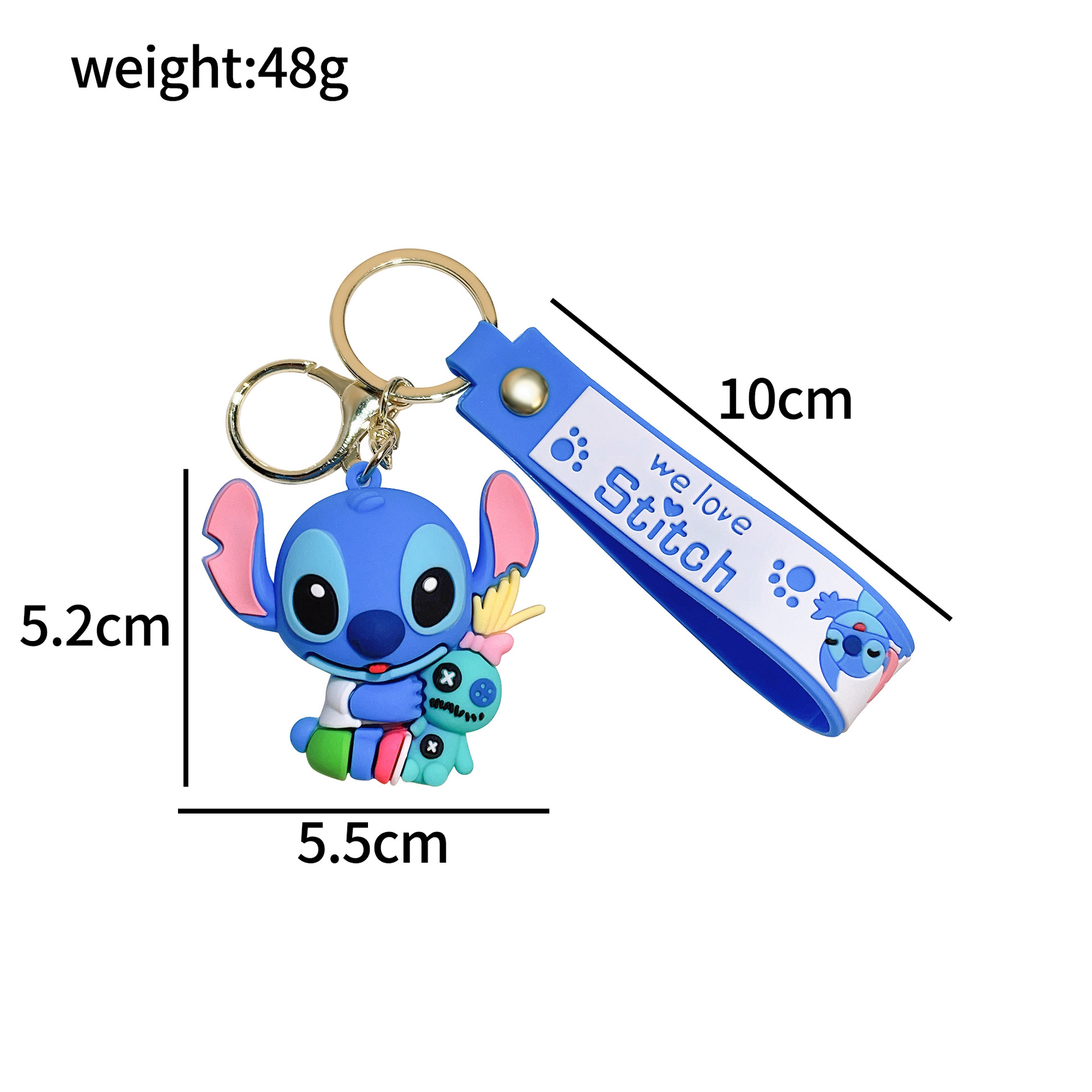 Animation Stitch Keychain Keyring Netby