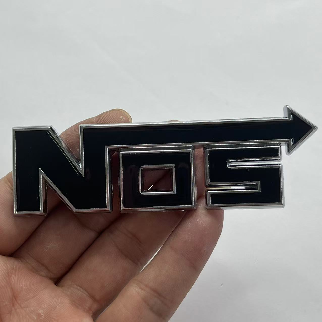 Metal NOS Car Sticker Netby