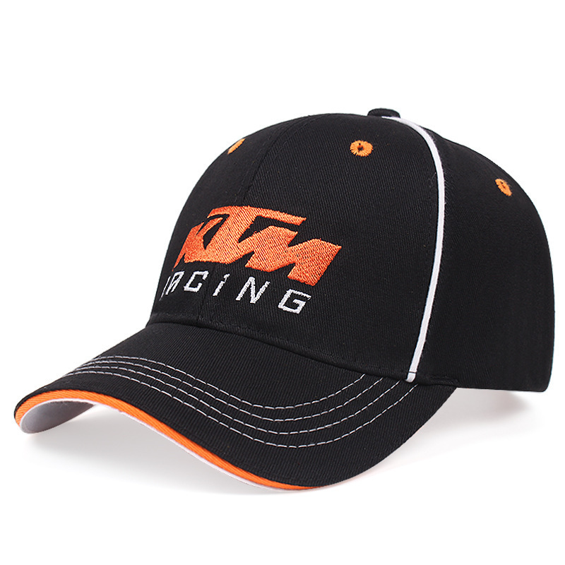Baseball Hat for Motorbike with KTM Logo Netby Black Orange