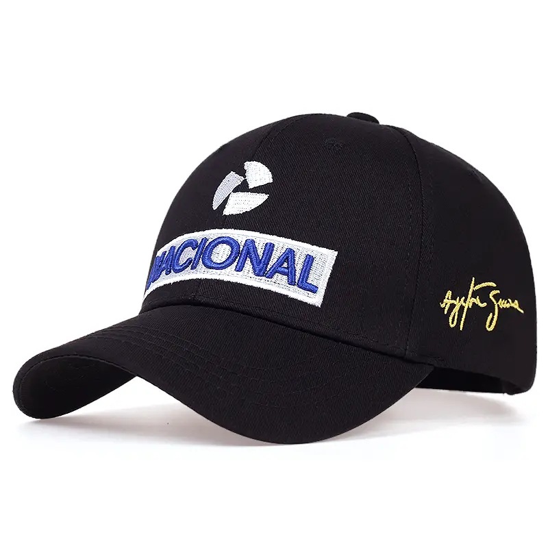 Nacional F1 Racing Car Driver Ayrton Senna Hat with Logo Netby
