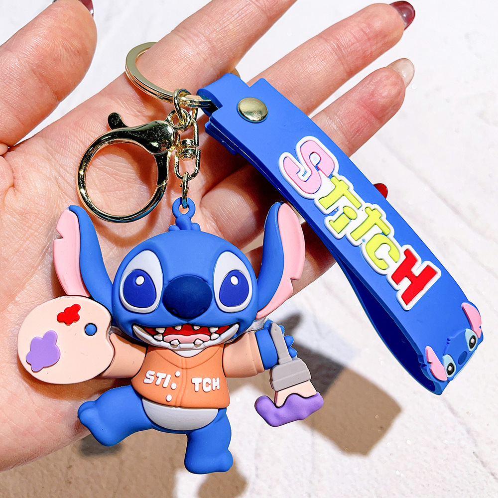 Animation Stitch Keychain Keyring Netby