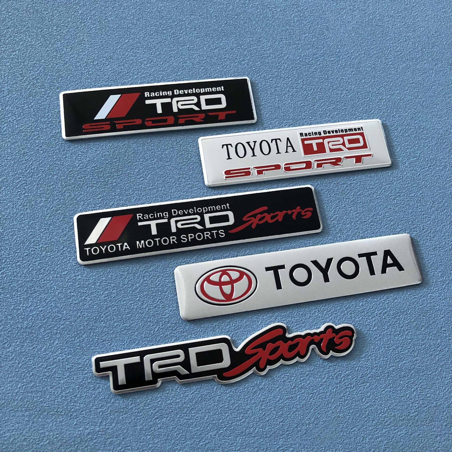 Aluminum Alloy Car Sticker for TOYOTA TRD Netby
