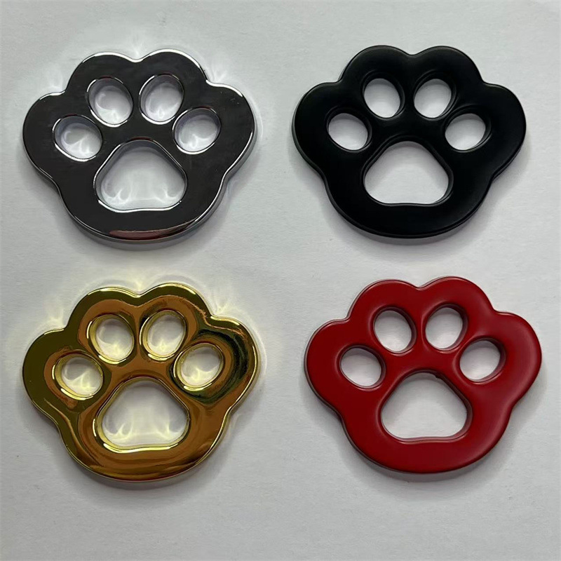 Metal Dog Paw Car Sticker Netby