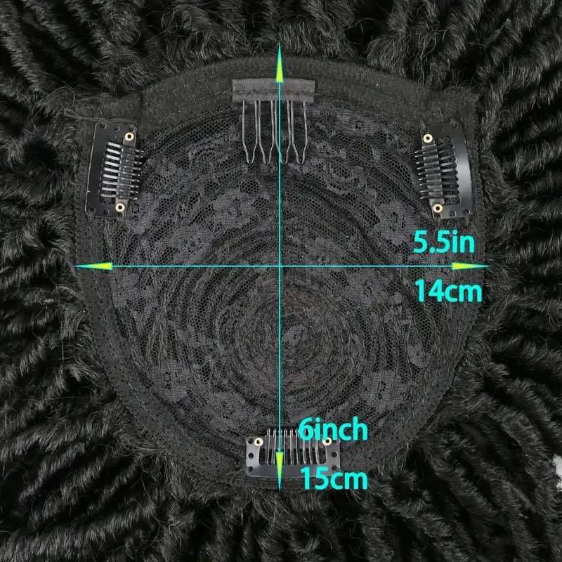 3 inch Synthetic Dreadlock Wig Hip-hop Short African Curly Netby