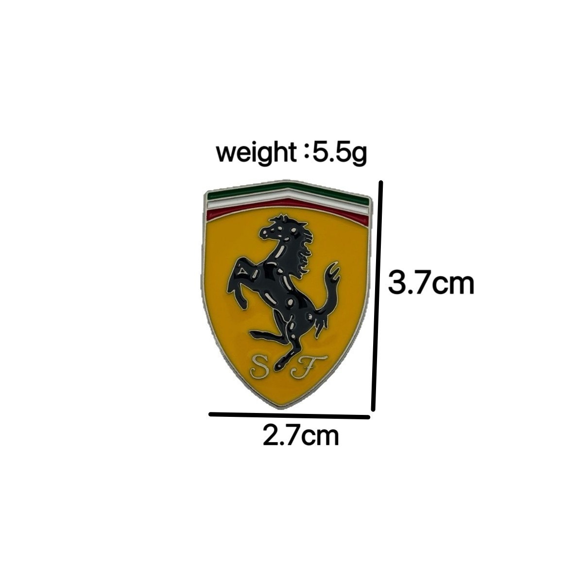 Metal Car Sticker for Lamborghini Ferrari Porsche Netby