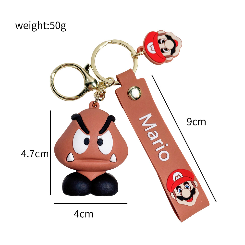 Video Game Super Mario Keychain Keyring Netby