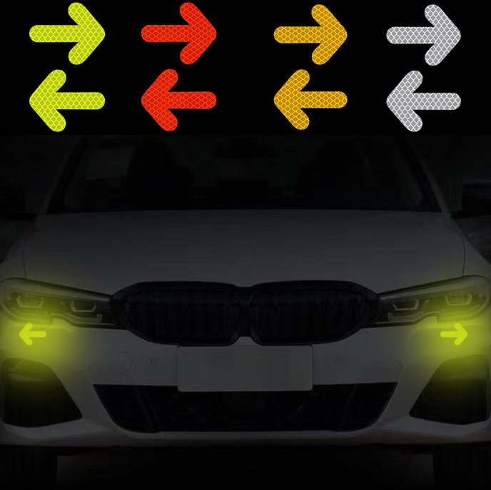 Reflective Arrow Pattern Car Sticker Netby