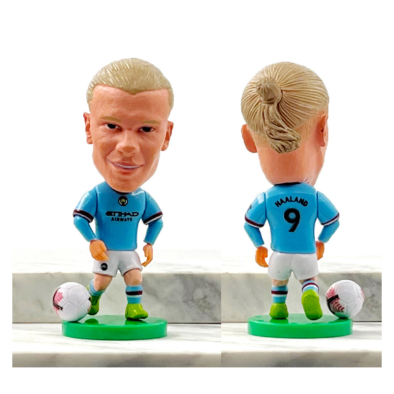 Messi Cristiano Ronaldo Football Star figurines De Bruyne Van Dijk Sterling Mora Neymar Ornament Netby