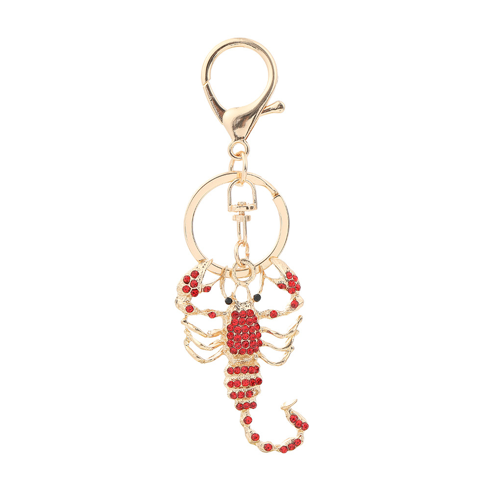 Rhinestone Scorpion Keychain Keyring Netby