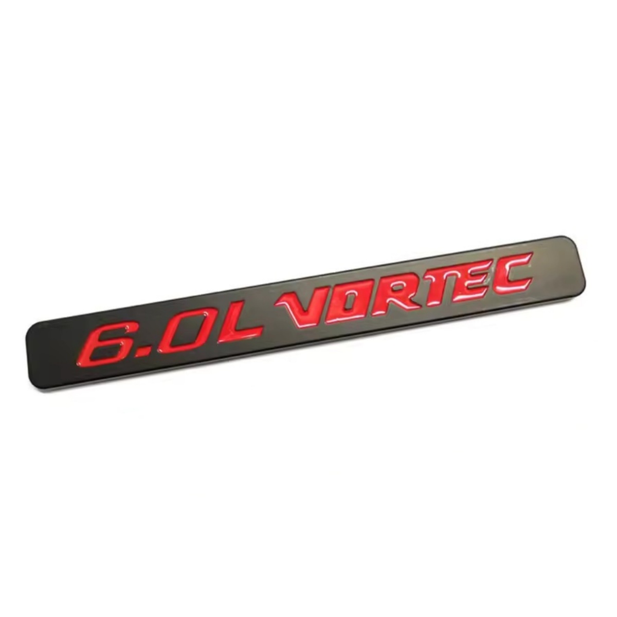 18.3*2.3cm ABS Plastic 5.3L 6.0 L VORTEC Car Emblem Badge for CHEVROLET Netby