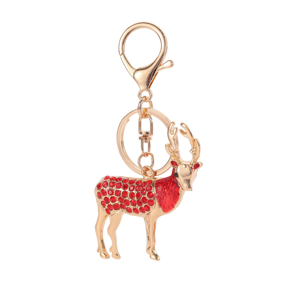 Deer Rhinestone Keychain Keyring Netby