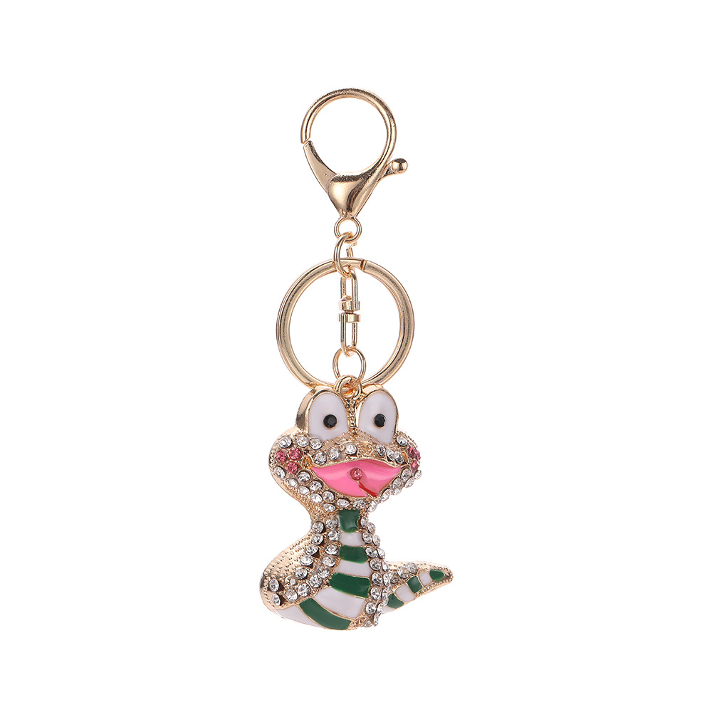 Rhinestone Snake Keychain Keyring Netby