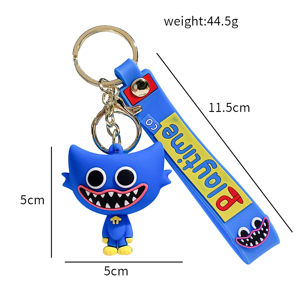 PVC Animation Sausage Monster Poppy Play Time Keychain Keyring Netby