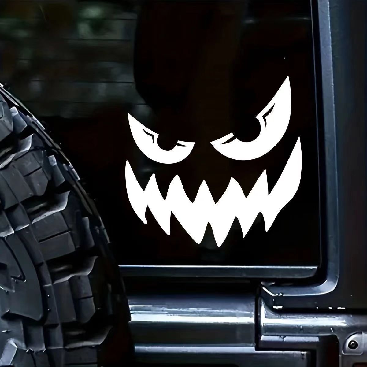 Cool Evil Car Reflective Sticker Netby