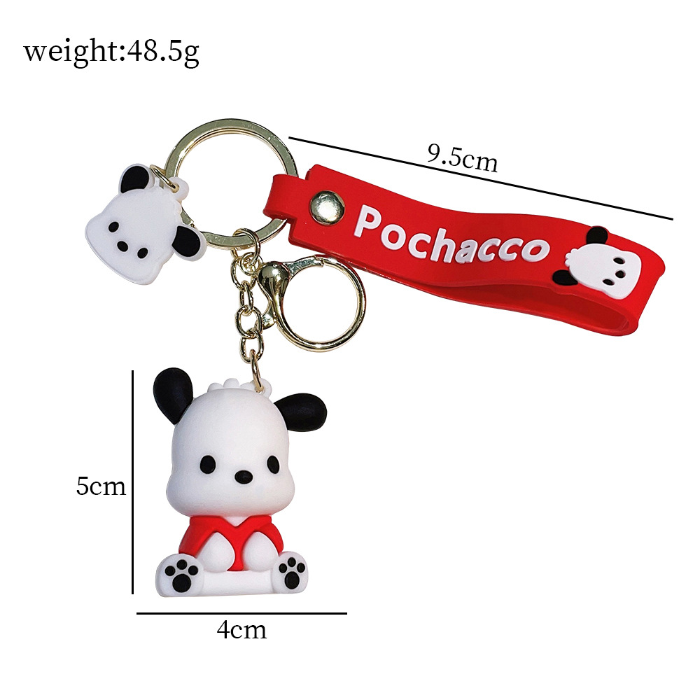 Animation Pochacco Dog Keychain Keyring Netby