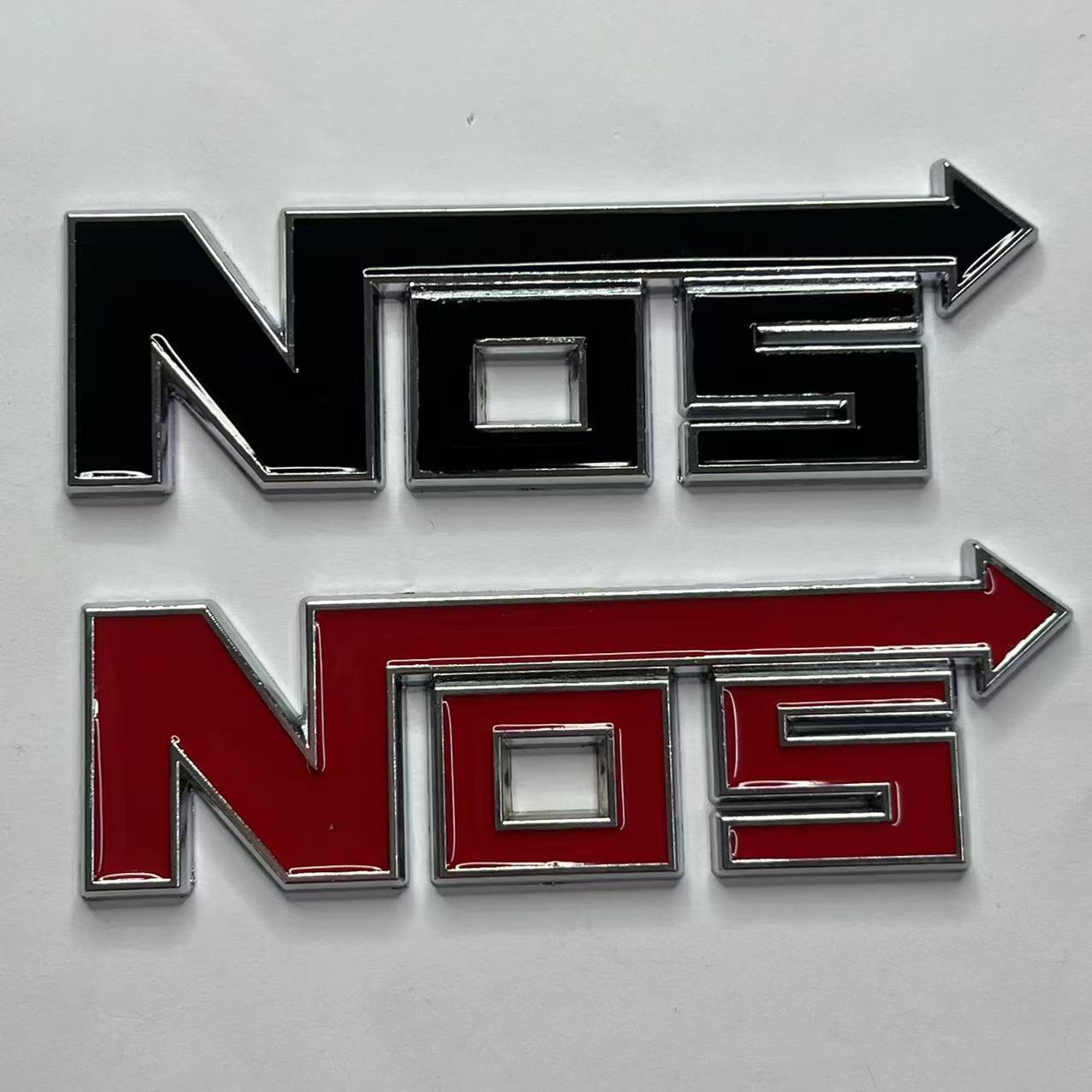 Metal NOS Car Sticker Netby