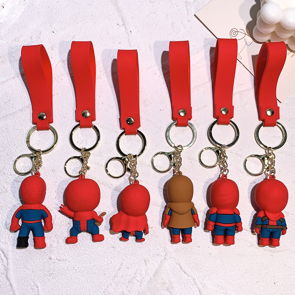 Movie Avengers Spiderman Keychain Keyring Netby
