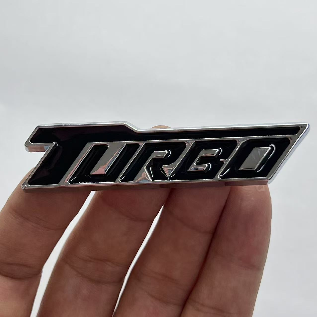 Metal TURBO Car Sticker Netby