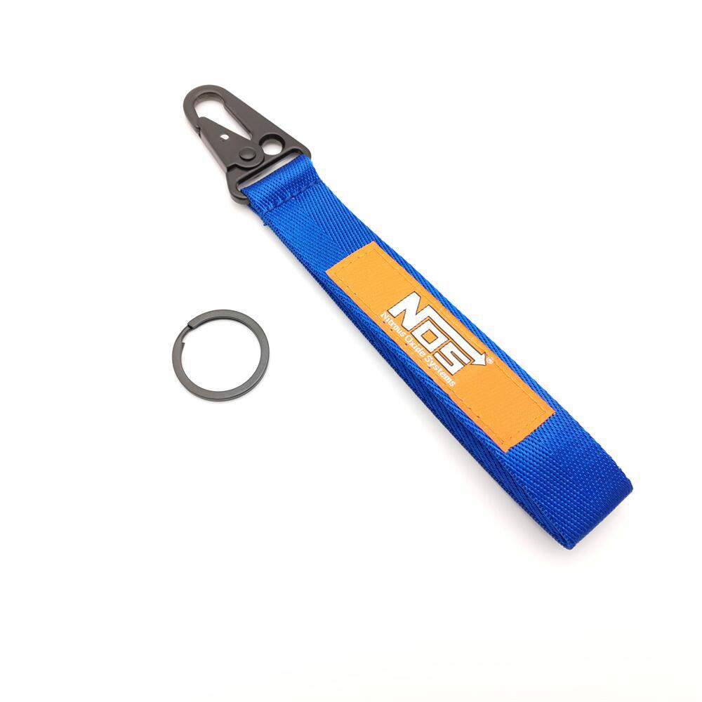 NOS Eagle Buckle Cloth Car Keychain Keyring Keyfob Wrist Strap Netby