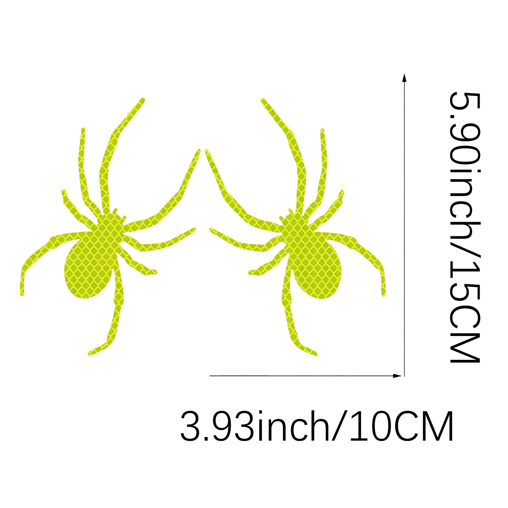 Reflective Spider Car Sticker Netby