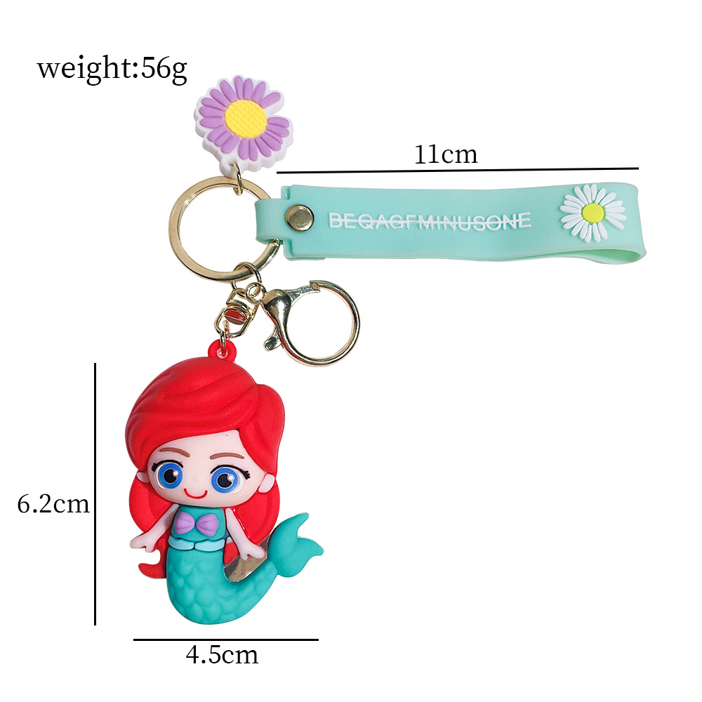 Animation Snow White Frozen Princess Keychain Keyring Netby