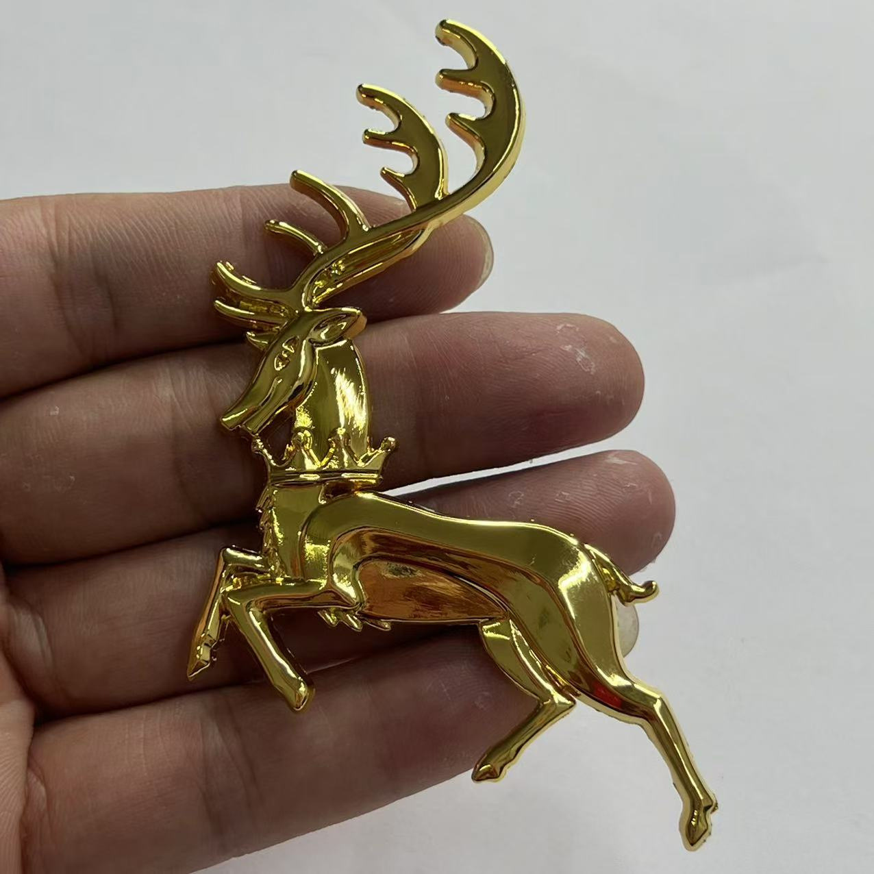 Metal Deer Reindeer Car Sticker Netby
