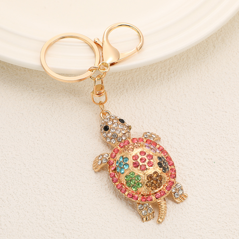 Turtle Rhinestone Keychain Keyring Netby