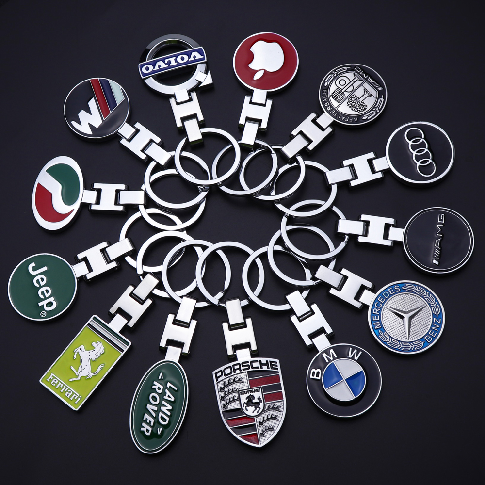 Good Quality Metal H Buckle Car Logo Keyring Keychain Netby