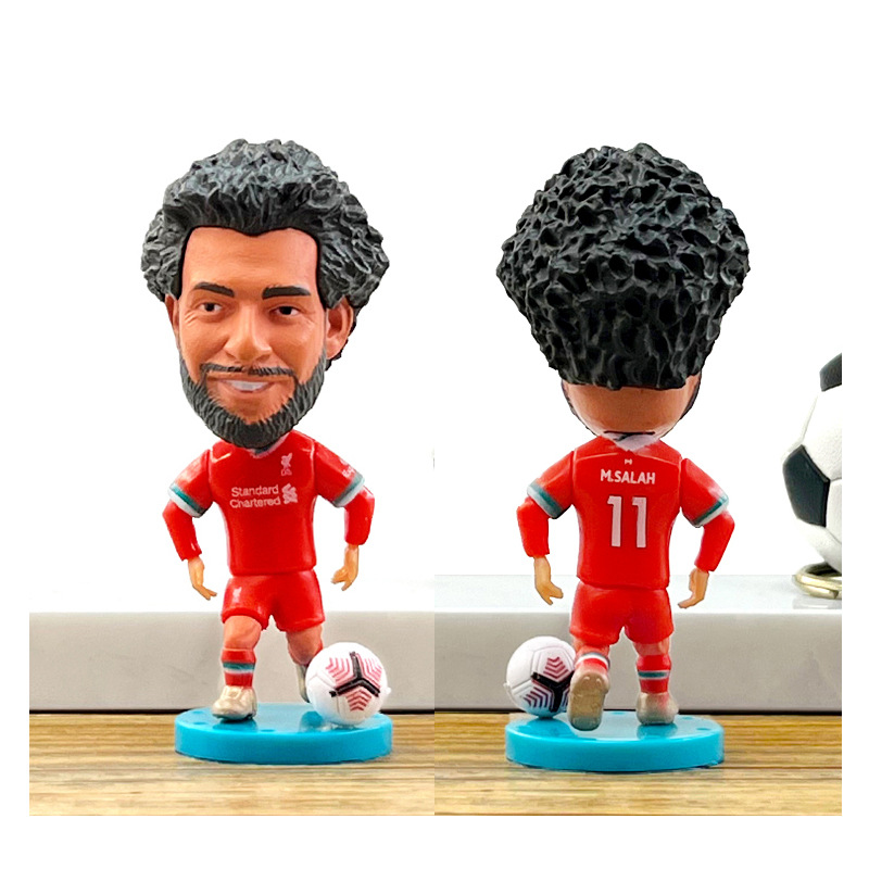 Messi Cristiano Ronaldo Football Star figurines De Bruyne Van Dijk Sterling Mora Neymar Ornament Netby