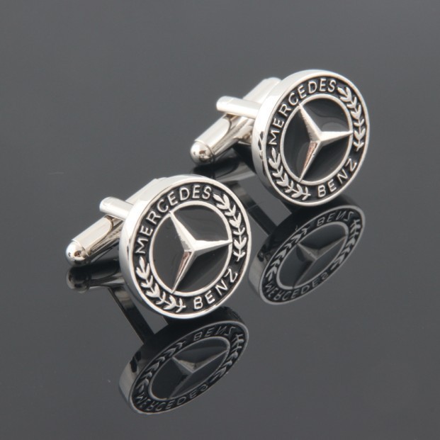 Metal Cufflinks Car Logo for Audi Benz Bmw Buick Maserati Volkswagen Volvo Toyota Bentley Rolls Royce Netby Recommend
