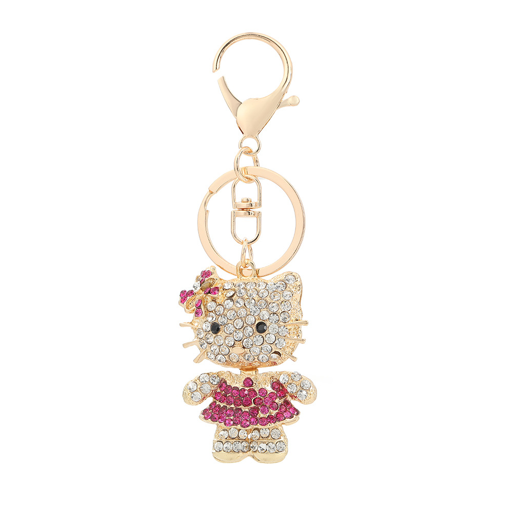 Rhinestone Hello Kitty Keychain Keyring Netby