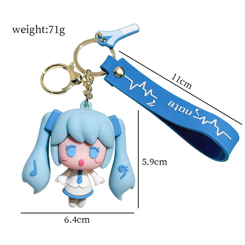 Video Game Hatsune Miku Keychain Keyring Netby
