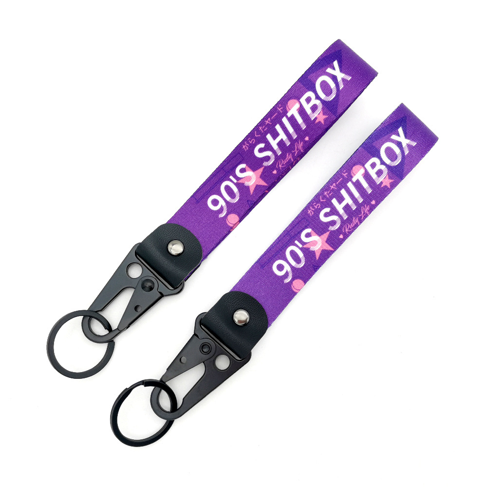 90's Shit Box Eagle Buckle Keyring Keychain Keyfob Wrist Strap Netby