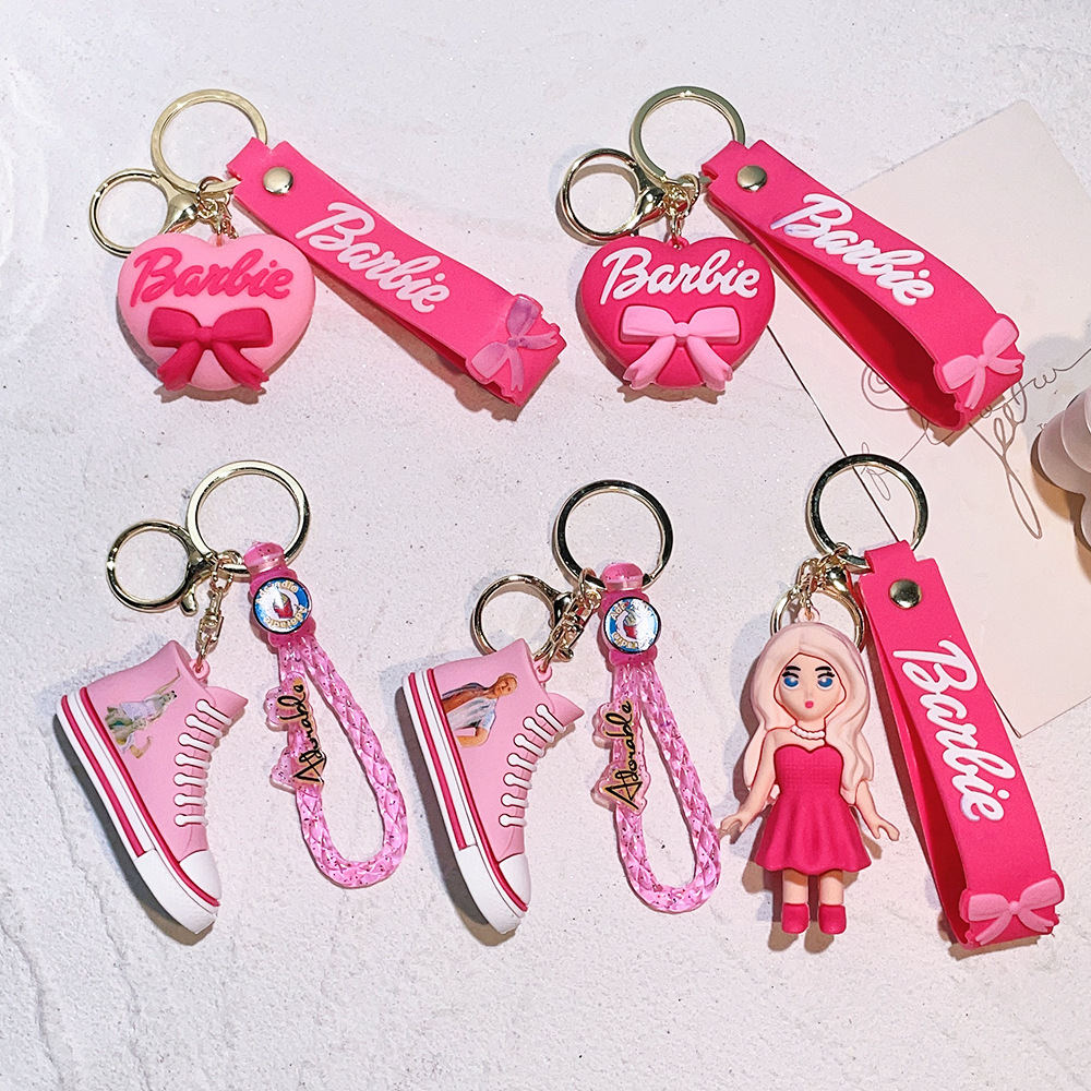Animation Barbie Keychain Keyring Netby