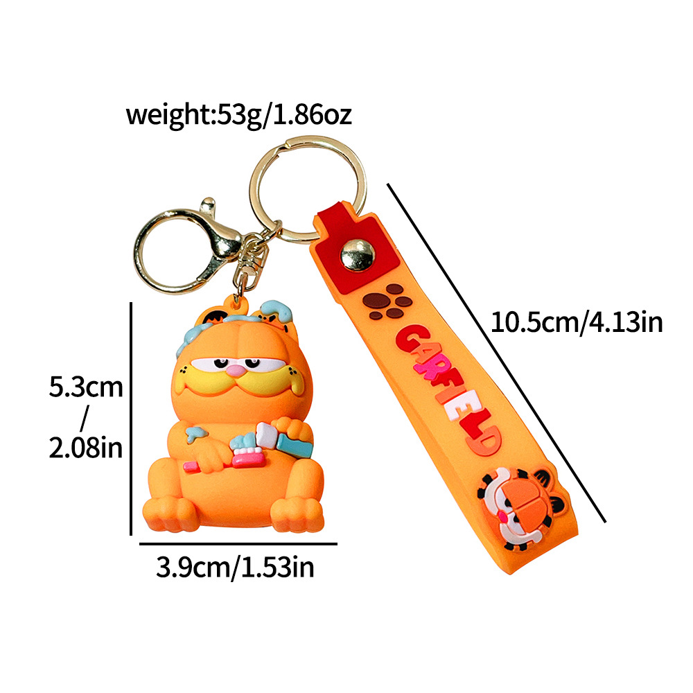 Animation Garfield Keychain Keyring Netby