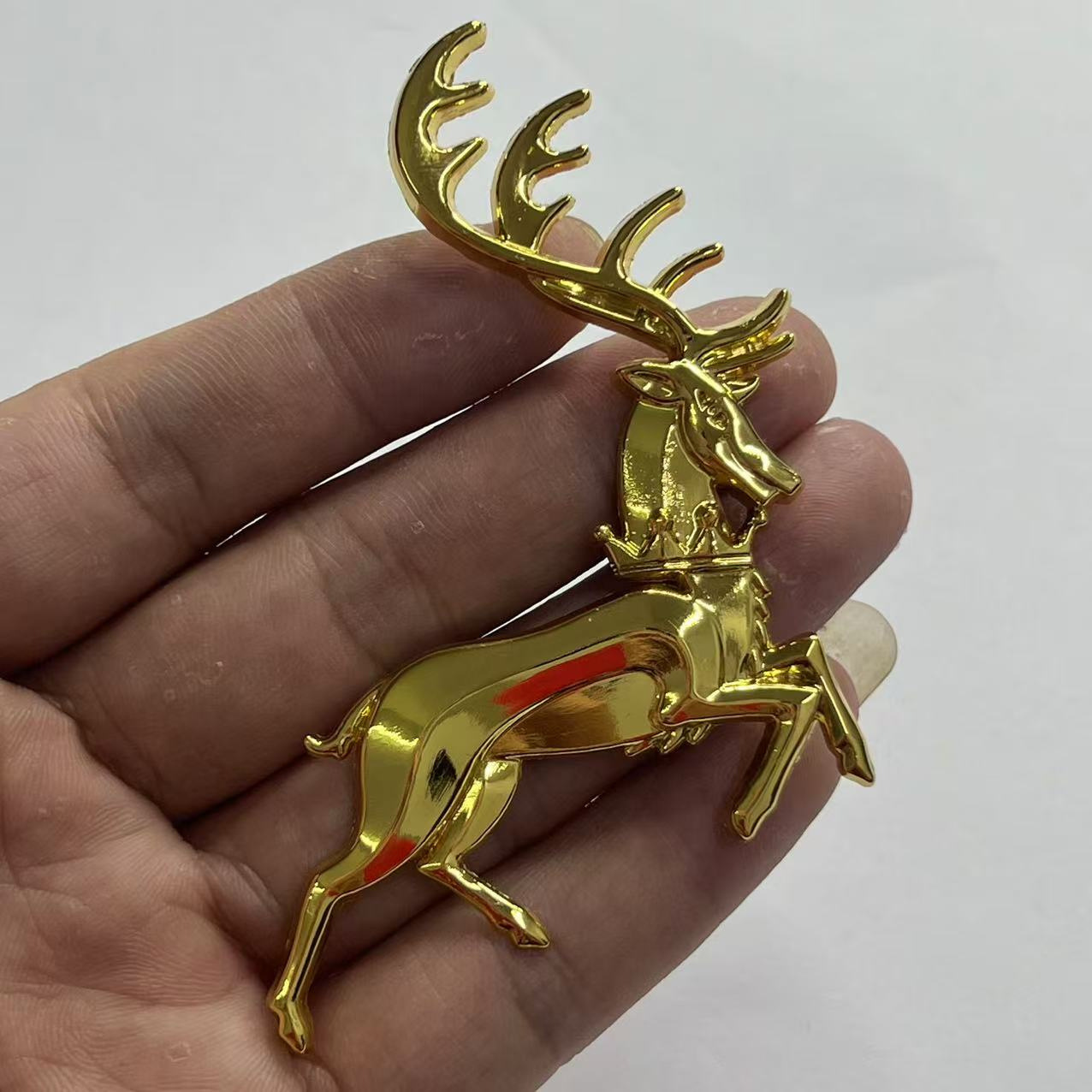 Metal Deer Reindeer Car Sticker Netby