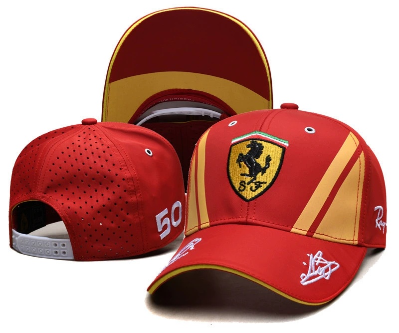 Ferrari Car Logo Embroidered Baseball Hat Netby
