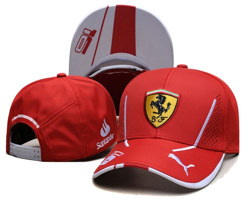 Ferrari Car Logo Embroidered Baseball Hat Netby