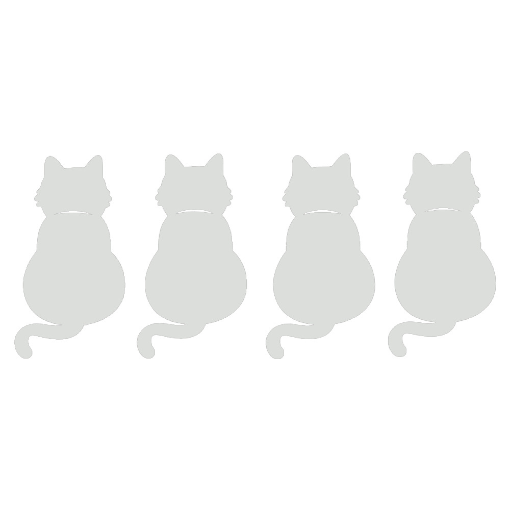 Reflective Cat Car Sticker Netby