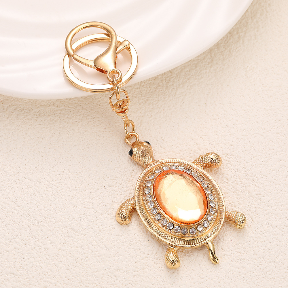 Rhinestone Tortoise Keychain Keyring Netby