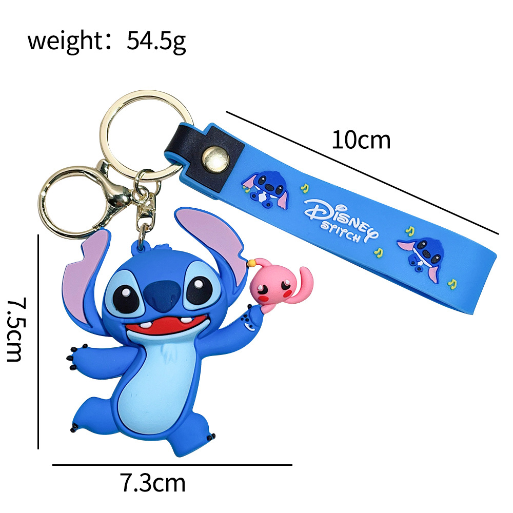 Rubber Stitch Animation Keychain Keyring Netby