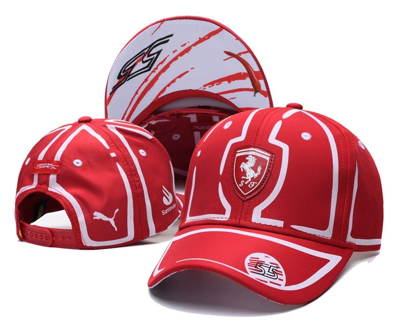 Ferrari Car Logo Embroidered Baseball Hat Netby
